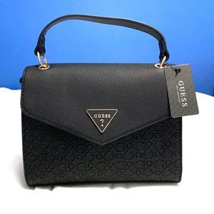 Guess Los Angeles Logo Embossed Crossbody Bag